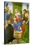 Madonna and Child Enthroned with Saints Peter-Piero di Cosimo-Stretched Canvas