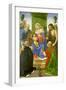 Madonna and Child Enthroned with Saints Peter-Piero di Cosimo-Framed Giclee Print