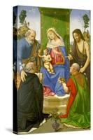 Madonna and Child Enthroned with Saints Peter-Piero di Cosimo-Stretched Canvas