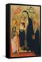 Madonna and Child Enthroned with Saints-Agnolo Gaddi-Framed Stretched Canvas