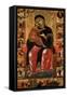 Madonna and Child Enthroned (With Seventeen Scenes from the Life of the Virgi), 13th Century-null-Framed Stretched Canvas