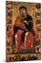 Madonna and Child Enthroned (With Seventeen Scenes from the Life of the Virgi), 13th Century-null-Mounted Giclee Print
