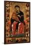 Madonna and Child Enthroned (With Seventeen Scenes from the Life of the Virgi), 13th Century-null-Framed Giclee Print