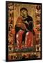 Madonna and Child Enthroned (With Seventeen Scenes from the Life of the Virgi), 13th Century-null-Framed Giclee Print