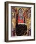 Madonna and Child Enthroned with Six Angels-Allegretto Nuzi-Framed Giclee Print