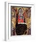 Madonna and Child Enthroned with Six Angels-Allegretto Nuzi-Framed Giclee Print