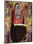 Madonna and Child Enthroned with Six Angels-Allegretto Nuzi-Mounted Giclee Print