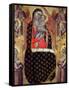 Madonna and Child Enthroned with Six Angels-Allegretto Nuzi-Framed Stretched Canvas