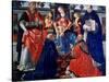 Madonna and Child Enthroned with the Saints, 1483-Domenico Ghirlandaio-Stretched Canvas