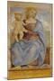 Madonna and Child Enthroned-Pietro Perugino-Mounted Giclee Print