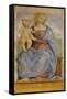 Madonna and Child Enthroned-Pietro Perugino-Framed Stretched Canvas