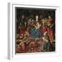 Madonna and Child Enthroned-Domenico Ghirlandaio-Framed Giclee Print