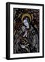 Madonna and Child, Feather Mosaic, Mexico-null-Framed Giclee Print