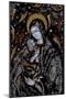 Madonna and Child, Feather Mosaic, Mexico-null-Mounted Giclee Print