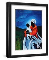 Madonna and child - First words, 2008-Patricia Brintle-Framed Premium Giclee Print