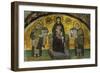 Madonna and Child, Flanked by Emperor Justinian (527-565), Left; and Constantine I (280-337)-null-Framed Giclee Print