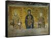 Madonna and Child, Flanked by Empress Irene and Emperor John II Komnenos (1118-1134)-null-Framed Stretched Canvas