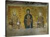 Madonna and Child, Flanked by Empress Irene and Emperor John II Komnenos (1118-1134)-null-Stretched Canvas