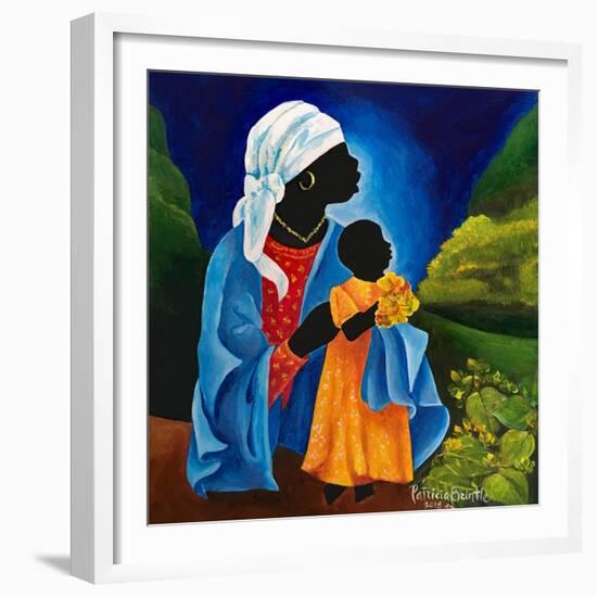 Madonna and child - Flourish-Patricia Brintle-Framed Giclee Print