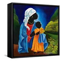 Madonna and child - Flourish-Patricia Brintle-Framed Stretched Canvas