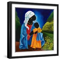 Madonna and child - Flourish-Patricia Brintle-Framed Giclee Print