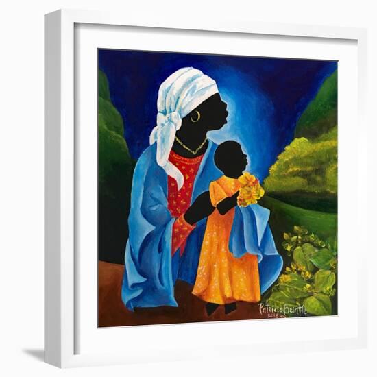 Madonna and child - Flourish-Patricia Brintle-Framed Giclee Print