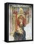 Madonna and Child, Fresco, Church of Santa Maria La Veterana, Bitetto-null-Framed Stretched Canvas