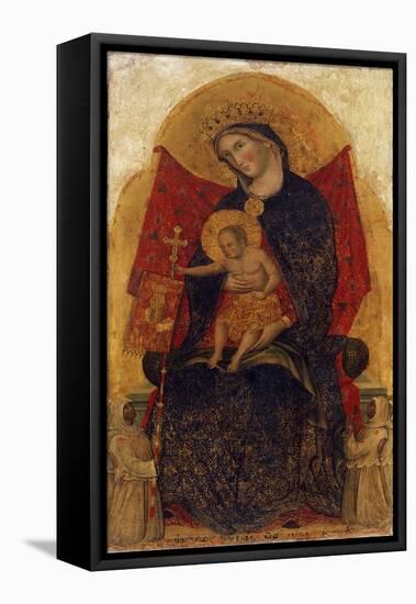 Madonna and Child, from Polyptych Madonna and Child with Saints, 1349-Paolo Veneziano-Framed Stretched Canvas
