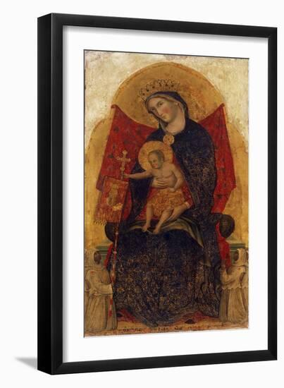 Madonna and Child, from Polyptych Madonna and Child with Saints, 1349-Paolo Veneziano-Framed Premium Giclee Print