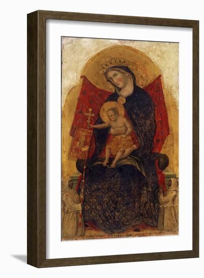 Madonna and Child, from Polyptych Madonna and Child with Saints, 1349-Paolo Veneziano-Framed Giclee Print