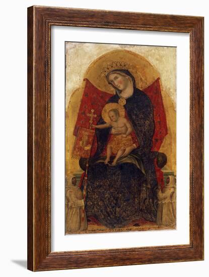 Madonna and Child, from Polyptych Madonna and Child with Saints, 1349-Paolo Veneziano-Framed Giclee Print