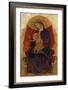 Madonna and Child, from Polyptych Madonna and Child with Saints, 1349-Paolo Veneziano-Framed Giclee Print