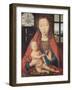 'Madonna and Child, from The Diptych of Maerten van Nieuwenhove', 1487-Hans Memling-Framed Giclee Print