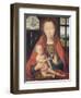 'Madonna and Child, from The Diptych of Maerten van Nieuwenhove', 1487-Hans Memling-Framed Giclee Print