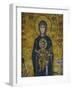 Madonna and Child, from the Votive Mosaic in the South Gallery, Byzantine, 12th Century-null-Framed Giclee Print