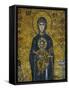 Madonna and Child, from the Votive Mosaic in the South Gallery, Byzantine, 12th Century-null-Framed Stretched Canvas