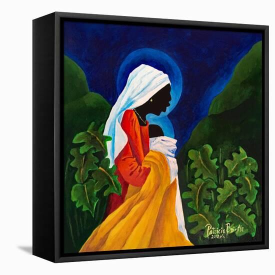 Madonna and Child - Gentle Song-Patricia Brintle-Framed Stretched Canvas