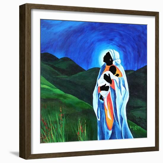 Madonna and child - Hope for the world, 2008-Patricia Brintle-Framed Giclee Print