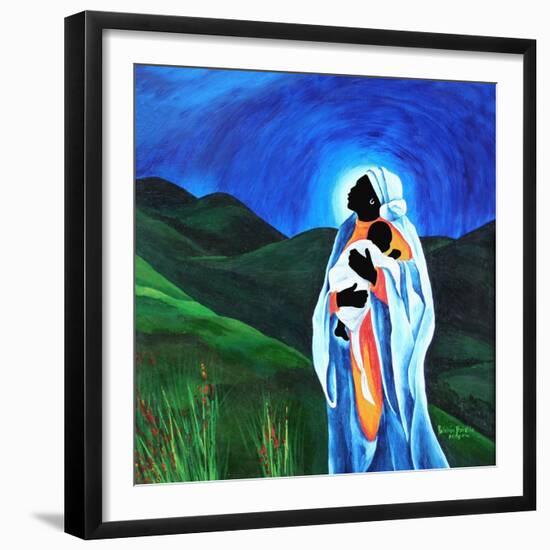 Madonna and child - Hope for the world, 2008-Patricia Brintle-Framed Giclee Print