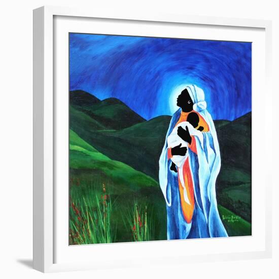 Madonna and child - Hope for the world, 2008-Patricia Brintle-Framed Giclee Print