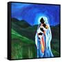 Madonna and child - Hope for the world, 2008-Patricia Brintle-Framed Stretched Canvas