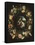 Madonna and Child in a Garland of Flowers, C.1625-Jan Brueghel and Hendrik van Balen-Framed Stretched Canvas