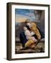 Madonna and Child in a Landscape, 1621-1624-Orazio Gentileschi-Framed Giclee Print