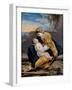 Madonna and Child in a Landscape, 1621-1624-Orazio Gentileschi-Framed Giclee Print