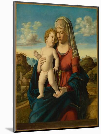 Madonna and Child in a Landscape, c.1496-1499-Giovanni Battista Cima Da Conegliano-Mounted Giclee Print