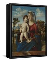 Madonna and Child in a Landscape, c.1496-99-Giovanni Battista Cima Da Conegliano-Framed Stretched Canvas