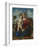 Madonna and Child in a Landscape, c.1496-99-Giovanni Battista Cima Da Conegliano-Framed Giclee Print