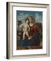 Madonna and Child in a Landscape, c.1496-99-Giovanni Battista Cima Da Conegliano-Framed Giclee Print