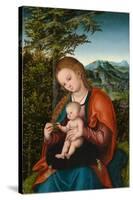 Madonna and Child in a Landscape, c.1518-Lucas, The Elder Cranach-Stretched Canvas