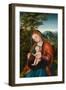 Madonna and Child in a Landscape, c.1518-Lucas, The Elder Cranach-Framed Premium Giclee Print